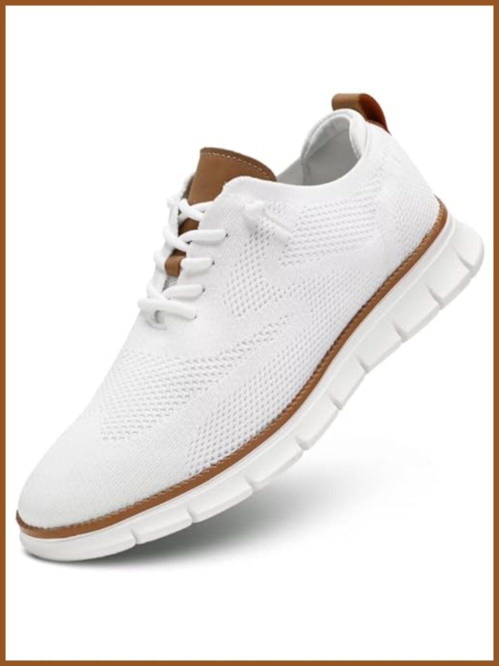 Men's Casual Oxford Dress Shoes Lightweight Memory Foam Work Sneakers